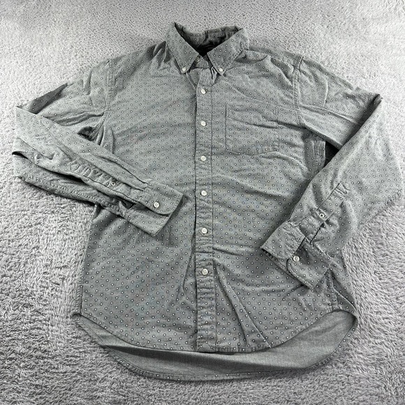 Bonobos Pattern Shirt Mens Medium Gray Slim Fit Button Down Office Events‎ - Picture 1 of 9